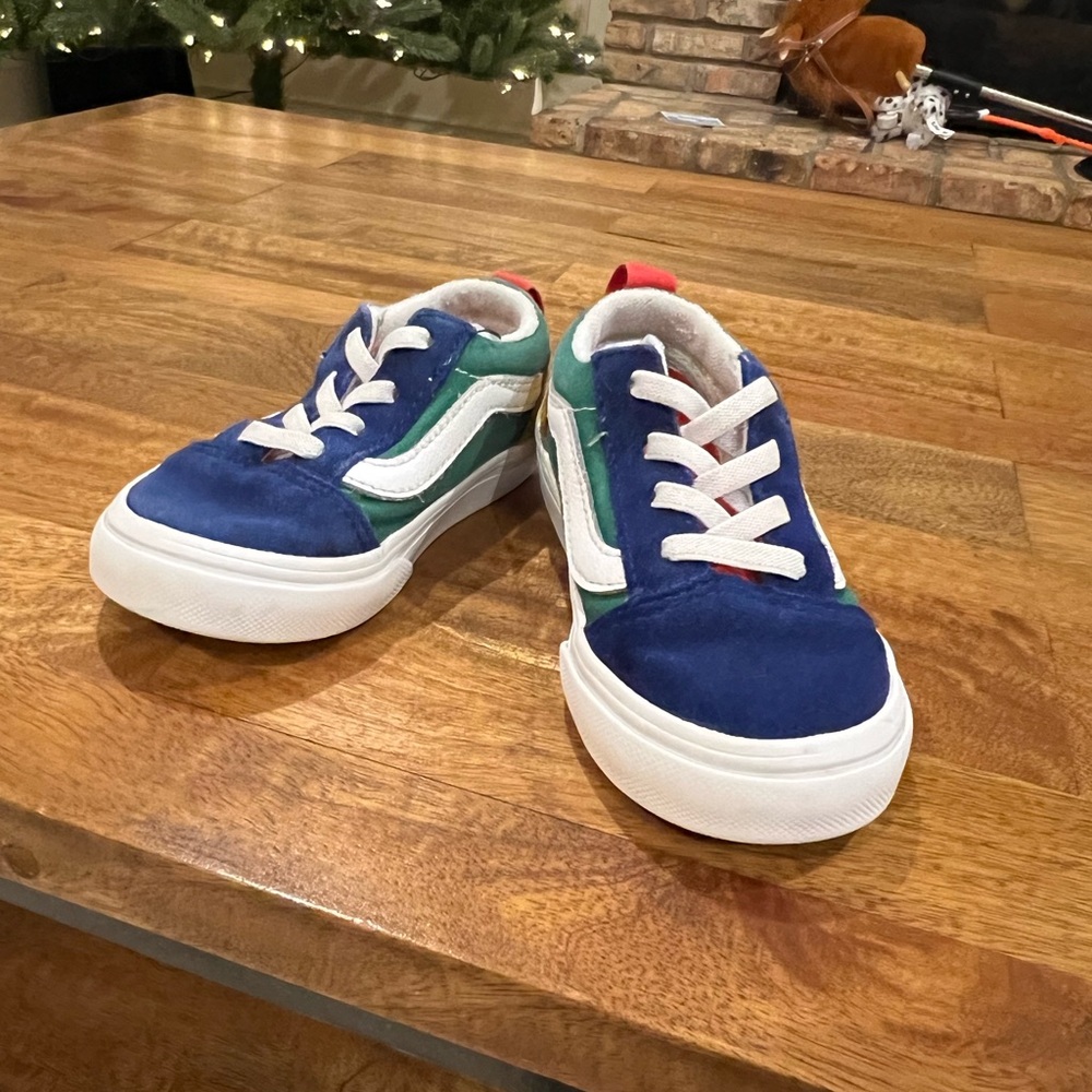 VANS OLD SKOOL ELASTIC LACE TODDLER SNEAKERS FTL-07-081